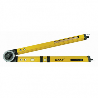 Matuoklis su gulsčiuku Dedra MK0620, 620 mm Matuoklis su gulsčiuku Dedra MK0620, 620 mm