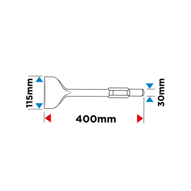 Skalta HEX plokščia 115 x 400 mm 4 Skalta HEX plokščia 115 x 400 mm 4
