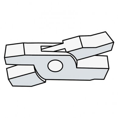 Skardos lankstymo replės STUBAI 270mm 2820 02 1 Skardos lankstymo replės STUBAI 270mm 2820 02 1