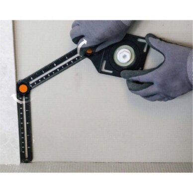 Skylių ir kampų žymėjimo šablonas EDMA 2 Skylių ir kampų žymėjimo šablonas EDMA 2