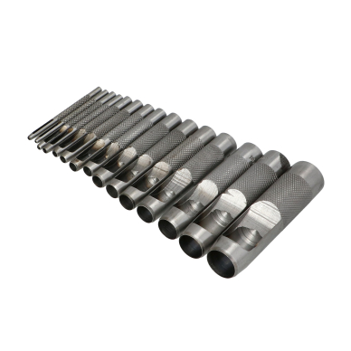 Skylių pramušėjų rinkinys, FASTER TOOLS, 12 vnt. Skylių pramušėjų rinkinys, FASTER TOOLS, 12 vnt.