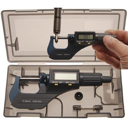 Skaitmeninis mikrometras | 0 - 25 mm (8427) 1 Skaitmeninis mikrometras | 0 - 25 mm (8427) 1