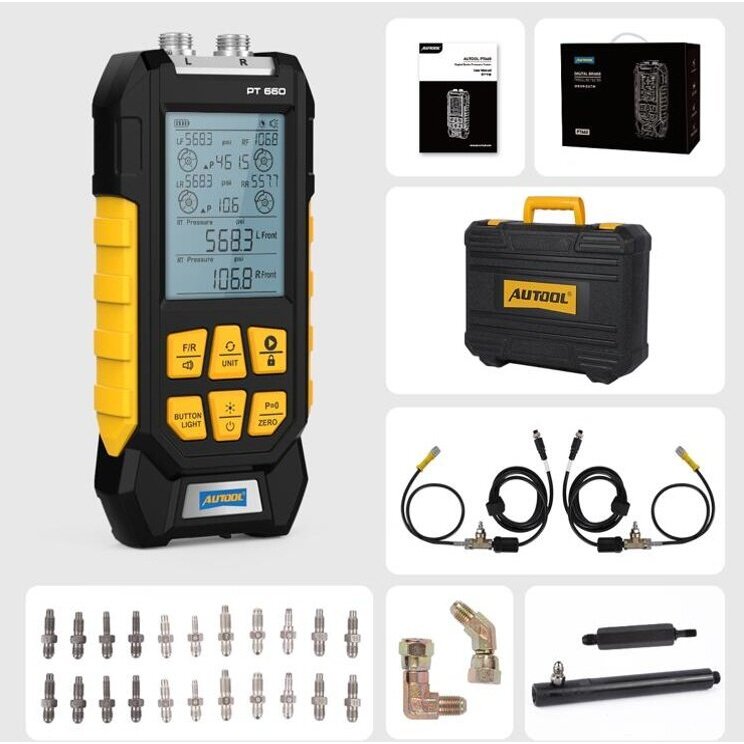 Skaitmeninis stabdžių slėgio matuoklis | išmanus (PT660)