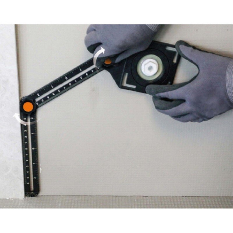 Skylių ir kampų žymėjimo šablonas EDMA 2 Skylių ir kampų žymėjimo šablonas EDMA 2