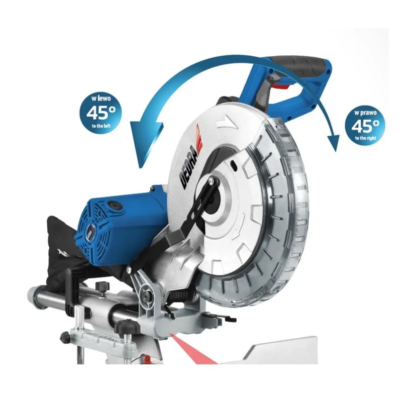 Skersinio pjovimo staklės Dedra DED7772, 2000 W, 305 mm 2