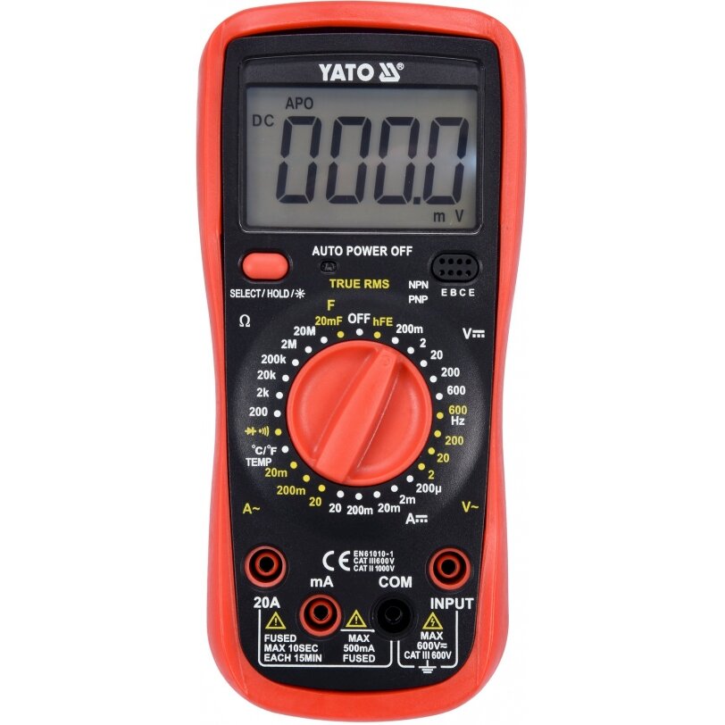 Skaitmeninis daugiafunkcinis testeris | TRUE RMS (YT-73083)