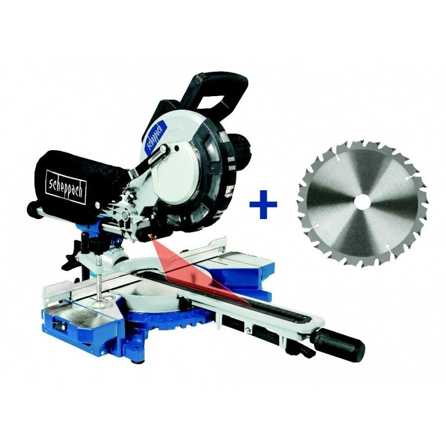 Skersinio pjovimo staklės Scheppach HM 216 (HM216) + papildomas diskas Skersinio pjovimo staklės Scheppach HM 216 (HM216) + papildomas diskas