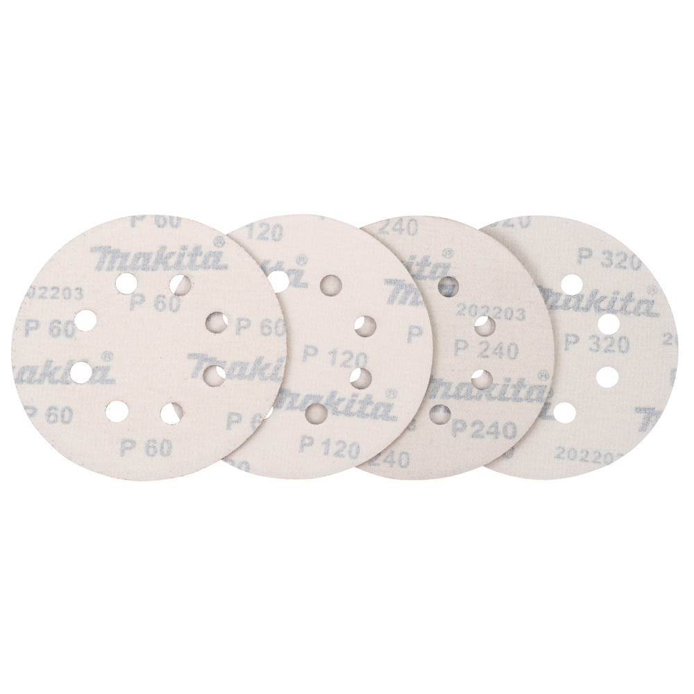 Šlifavimo popierius Makita D-77229,  125 mm (20 vnt.) 1