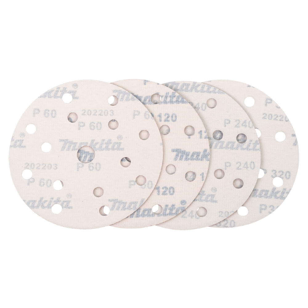 Šlifavimo popierius Makita D-77235, 150 mm (20 vnt.) 2 Šlifavimo popierius Makita D-77235, 150 mm (20 vnt.) 2