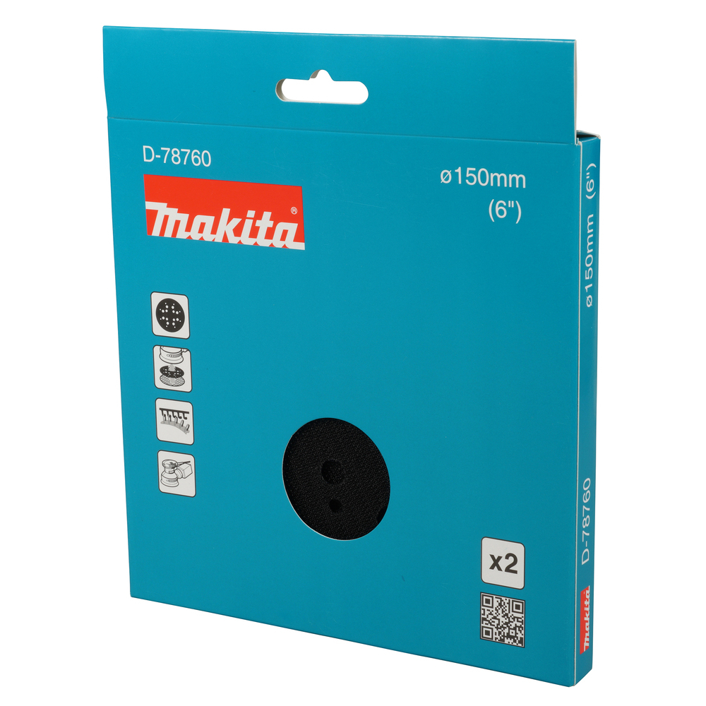 Tarpinis padas Makita D-78760 150mm, 2 vnt. 2 Tarpinis padas Makita D-78760 150mm, 2 vnt. 2