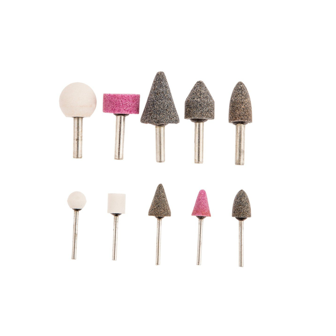 Šlifavimo akmenys, komplekte 10 vienetų