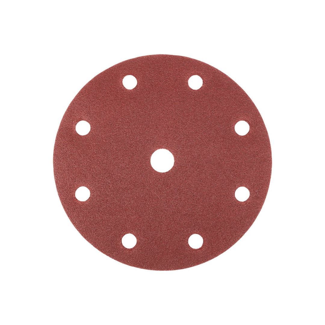 Šlifavimo diskai 150 mm, P120, 5 vnt, su 9 skylėmis 04-721 5