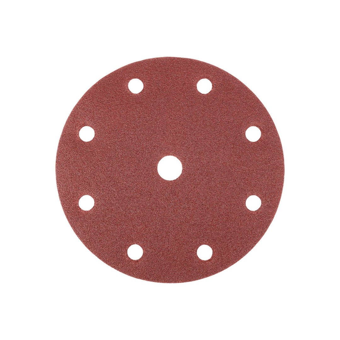 Šlifavimo diskai 150 mm, P80, 5 vnt, su 9 skylėmis 04-721 5