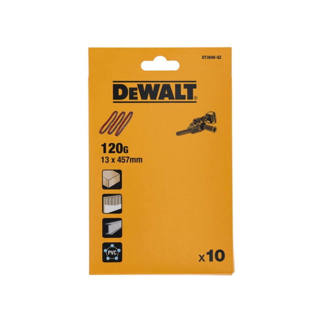 Šlifavimo juosta 13x457mm 120G 10vnt 2