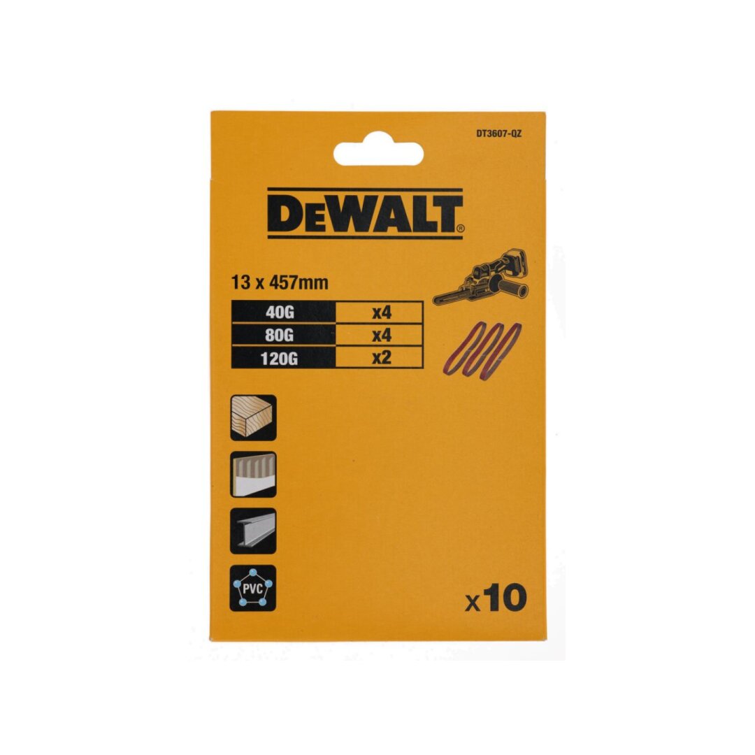 Šlifavimo juostos 13x457mm 40 80 120G 10vnt 1