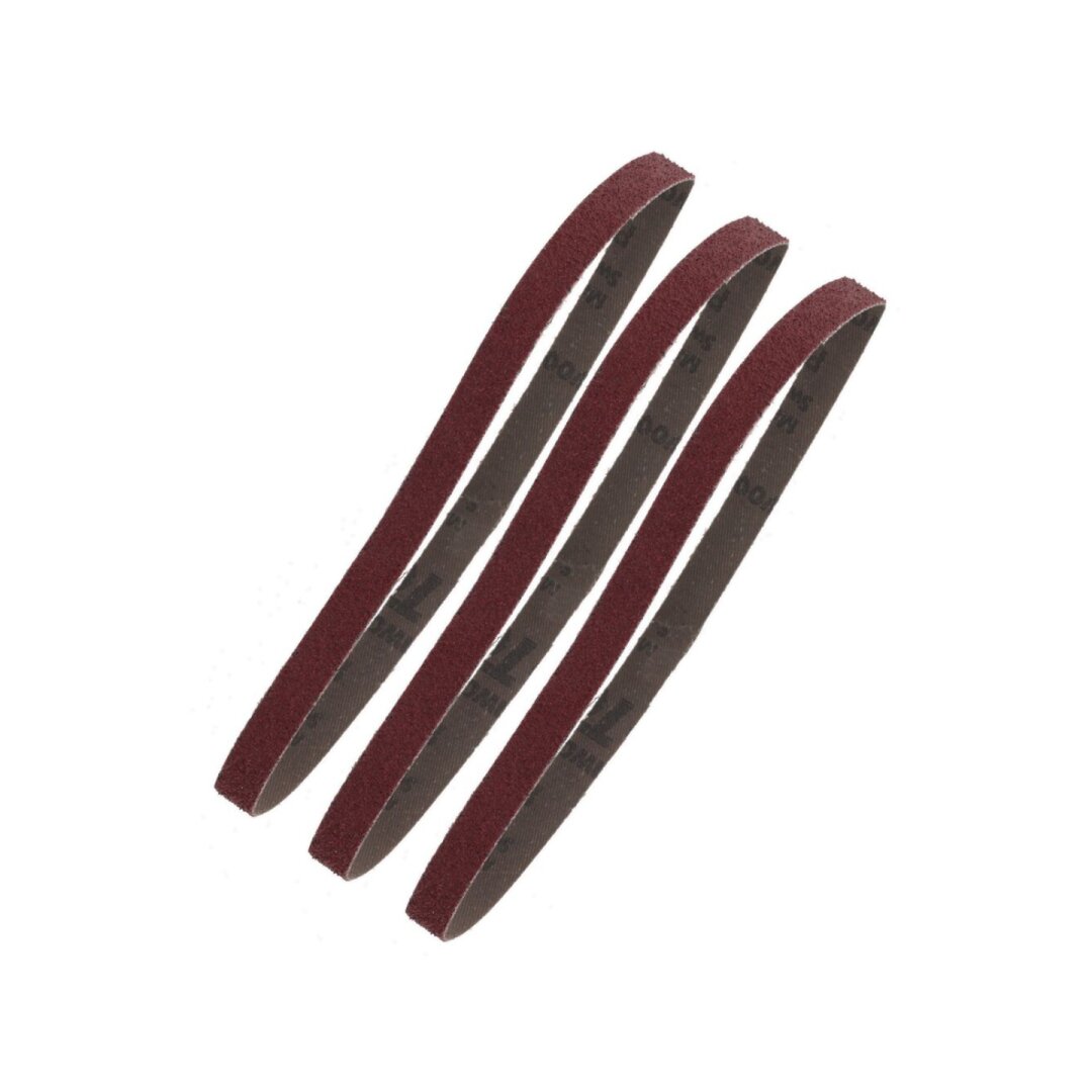 Šlifavimo juostos 13x457mm 40 80 120G 10vnt 2