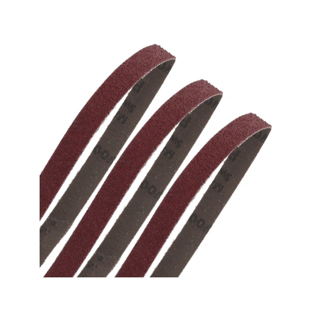 Šlifavimo juostos 13x457mm 40 80 120G 10vnt 3