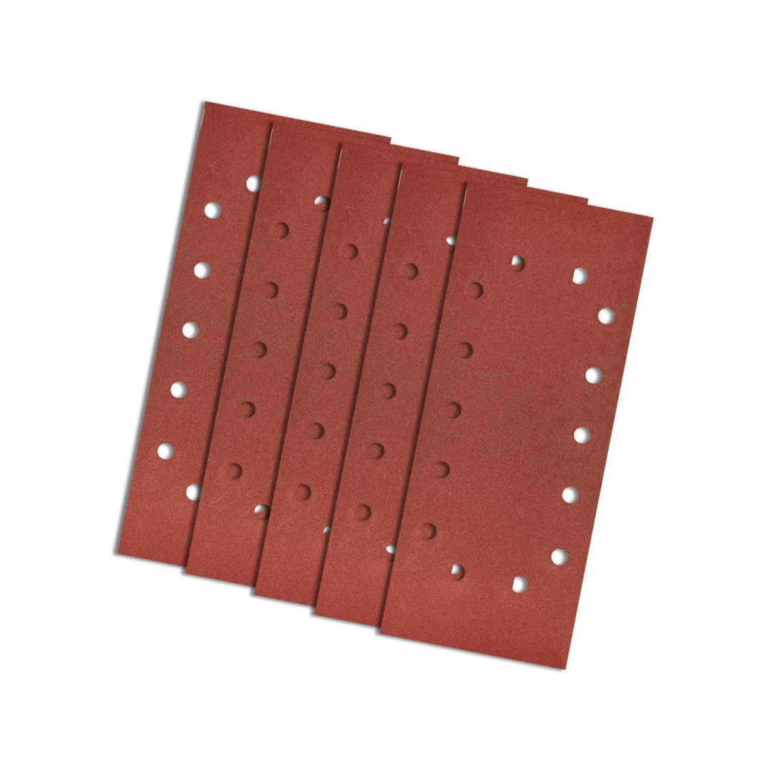 Šlifavimo popierius 115 x 280 mm, K240, 5 vnt., su skylutėmis 1