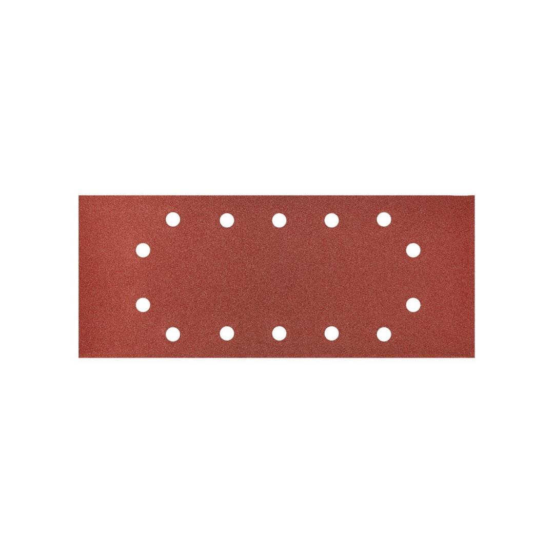 Šlifavimo popierius 115 x 280 mm, K240, 5 vnt., su skylutėmis Šlifavimo popierius 115 x 280 mm, K240, 5 vnt., su skylutėmis