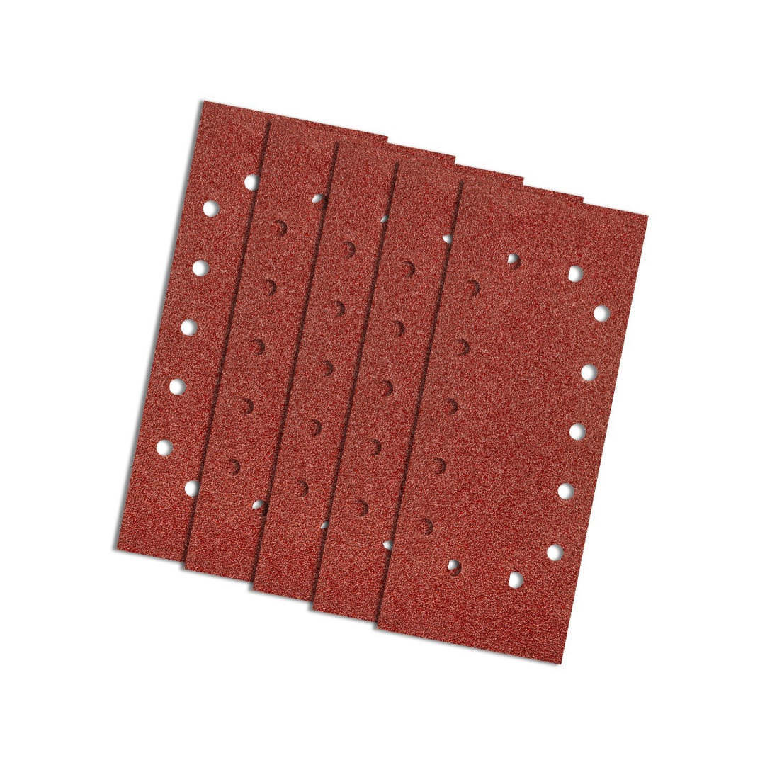 Šlifavimo popierius 115 x 280 mm, K40, 5 vnt., su skylutėmis 1 Šlifavimo popierius 115 x 280 mm, K40, 5 vnt., su skylutėmis 1