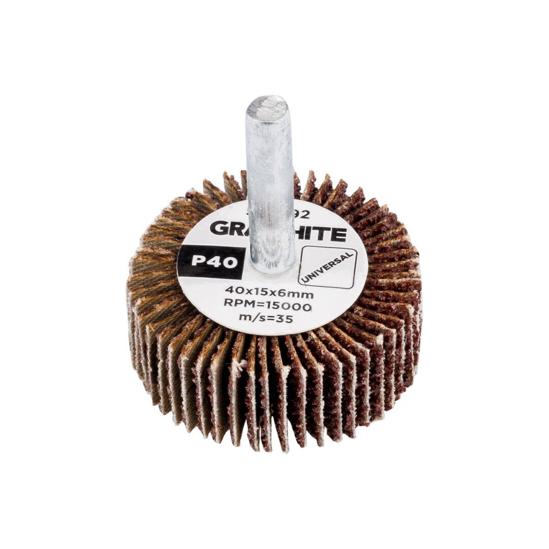 Šlifavimo popierius 40 x 15 x 6 mm, p40