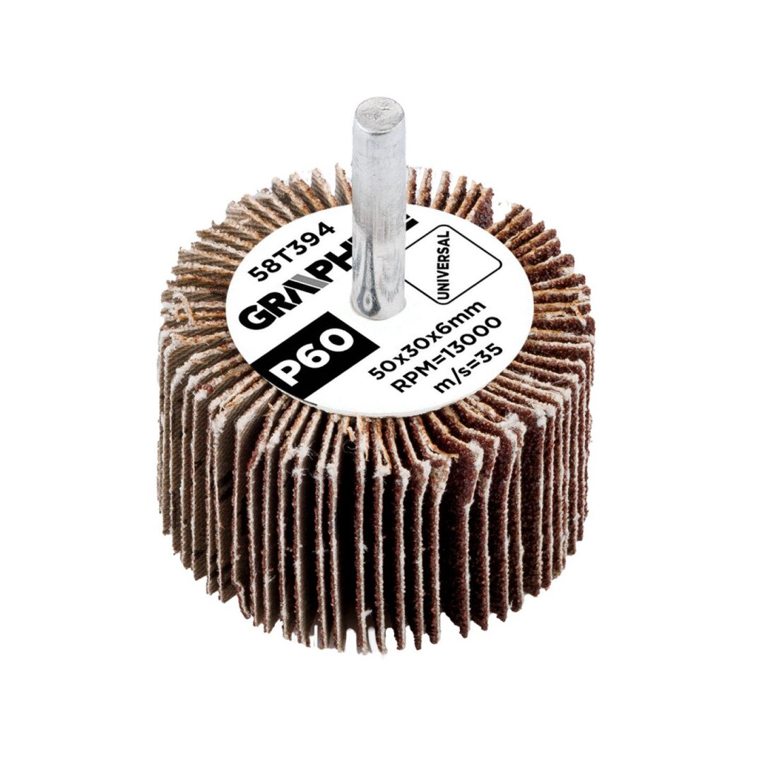 Šlifavimo popierius 50 x 30 x 6 mm, p60 6 Šlifavimo popierius 50 x 30 x 6 mm, p60 6