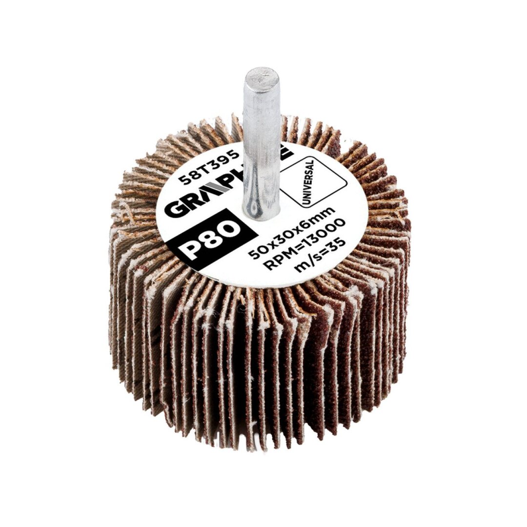 Šlifavimo popierius 50 x 30 x 6 mm, p80 6 Šlifavimo popierius 50 x 30 x 6 mm, p80 6