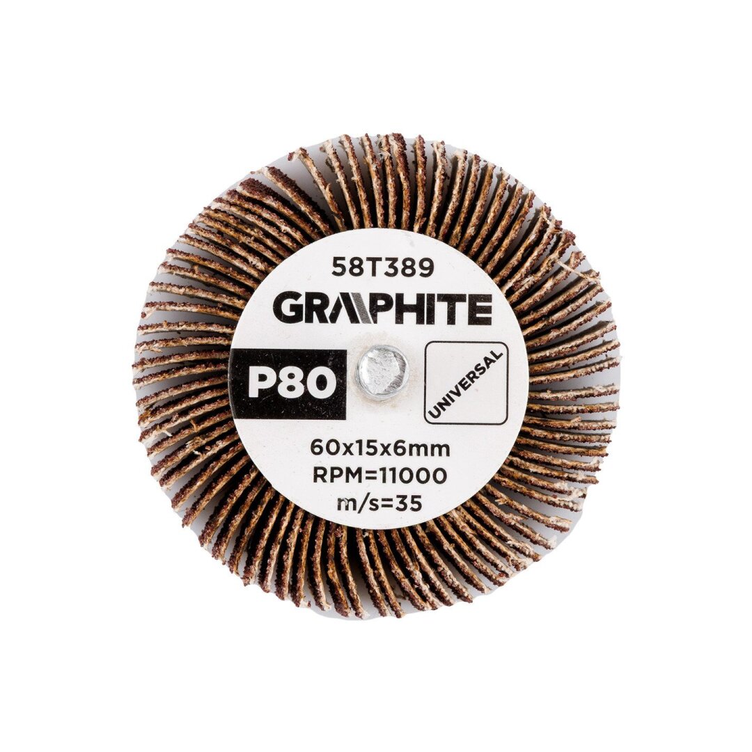 Šlifavimo popierius 60 x 15 x 6 mm, p80 5