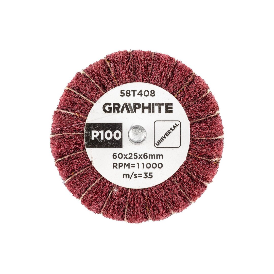 Šlifavimo popierius 60 x 25 x 6 mm, P100 2