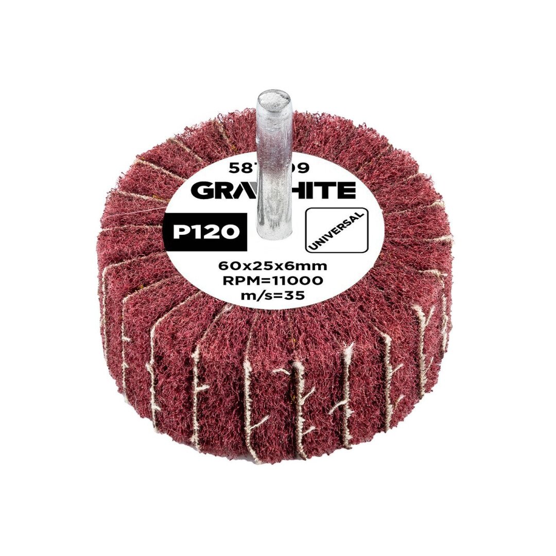 Šlifavimo popierius 60 x 25 x 6 mm, P120 Šlifavimo popierius 60 x 25 x 6 mm, P120