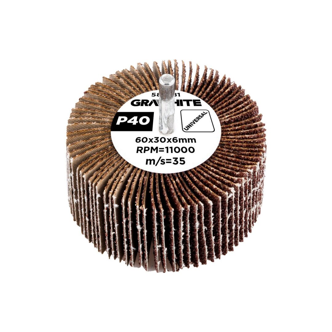 Šlifavimo popierius 60 x 30 x 6 mm, p40 Šlifavimo popierius 60 x 30 x 6 mm, p40