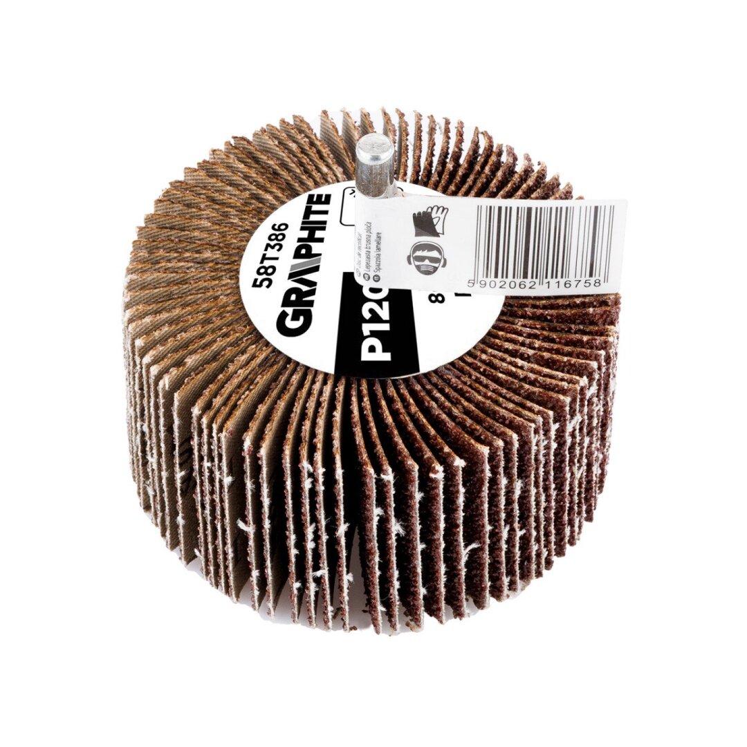 Šlifavimo popierius 80 x 30 x 6 mm, P120 1 Šlifavimo popierius 80 x 30 x 6 mm, P120 1