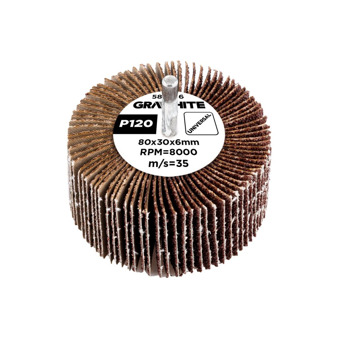 Šlifavimo popierius 80 x 30 x 6 mm, P120 Šlifavimo popierius 80 x 30 x 6 mm, P120