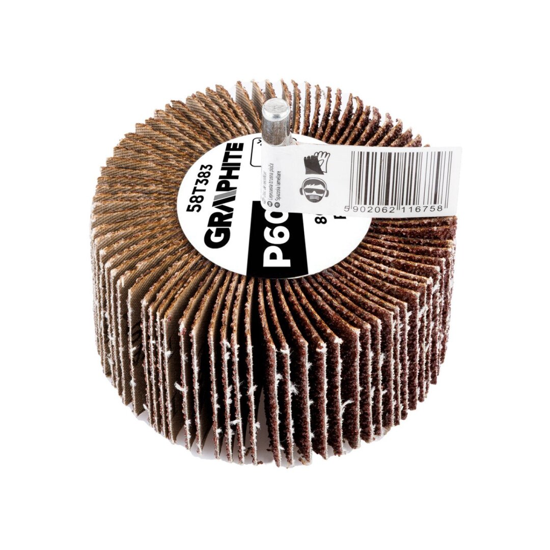 Šlifavimo popierius 80 x 30 x 6 mm, p60 1 Šlifavimo popierius 80 x 30 x 6 mm, p60 1