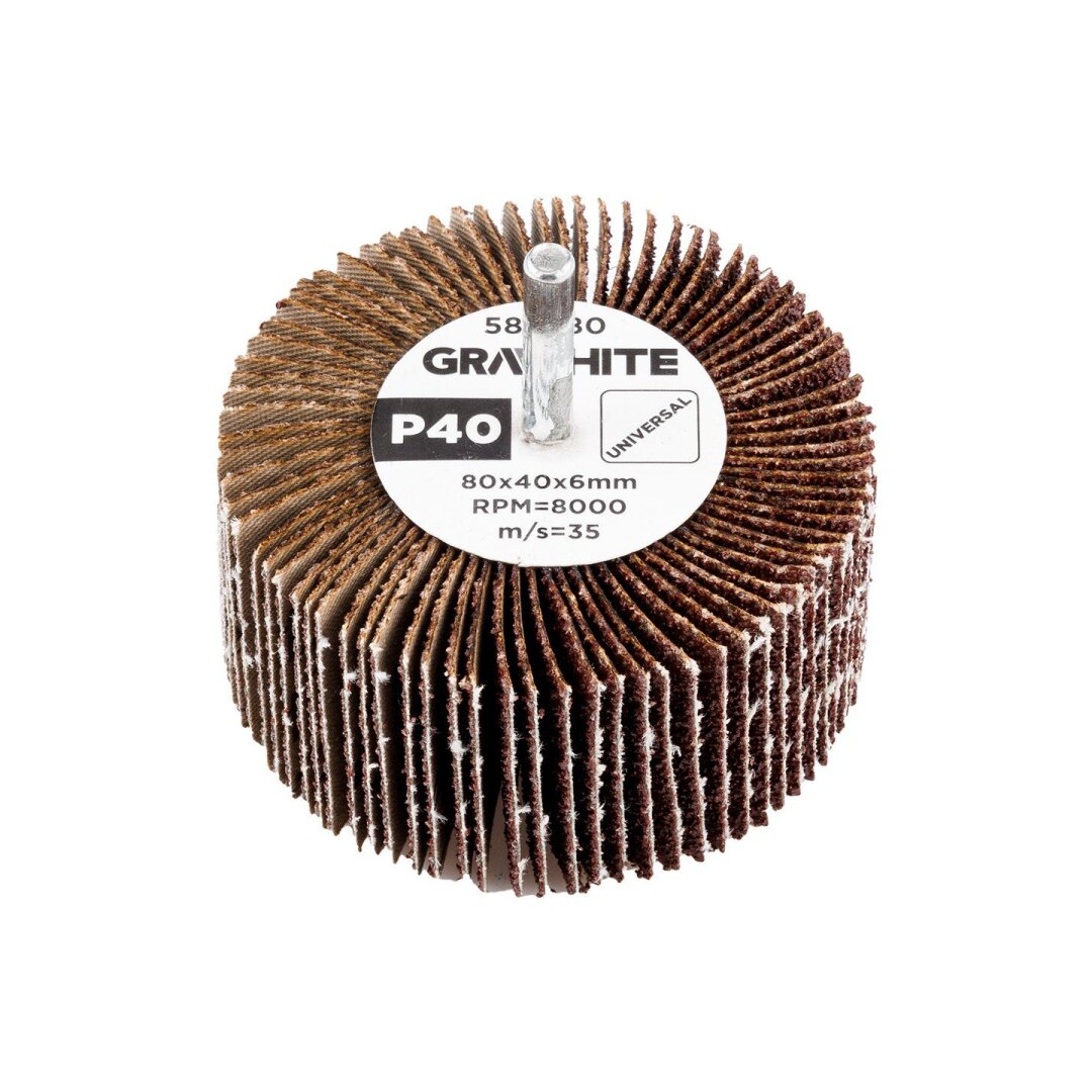 Šlifavimo popierius 80 x 40 x 6 mm, p40 Šlifavimo popierius 80 x 40 x 6 mm, p40