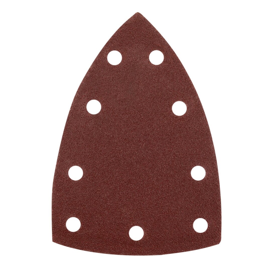 Šlifavimo popierius plienui 146 x 156 x 100 mm, p120, 5 vnt, su 9 skylėmis 04-623 2