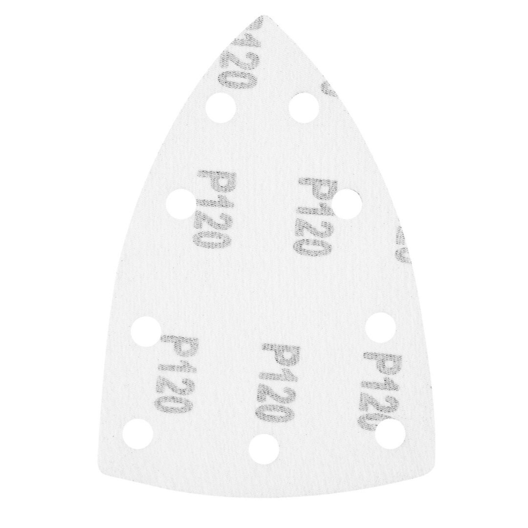 Šlifavimo popierius plienui 146 x 156 x 100 mm, p120, 5 vnt, su 9 skylėmis 04-623 3