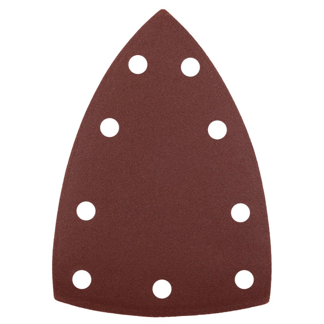 Šlifavimo popierius plienui 146 x 156 x 100 mm, p240, 5 vnt, su 9 skylėmis 04-623 2 Šlifavimo popierius plienui 146 x 156 x 100 mm, p240, 5 vnt, su 9 skylėmis 04-623 2