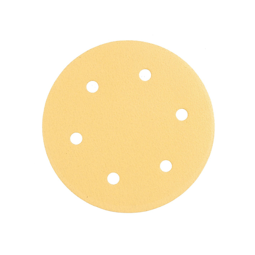Šlifavimo popierius su lipduku 225 mm, K120, 5 vnt., su 6 skylutėmis šlifuokliui 59G264, 59G265 5 Šlifavimo popierius su lipduku 225 mm, K120, 5 vnt., su 6 skylutėmis šlifuokliui 59G264, 59G265 5