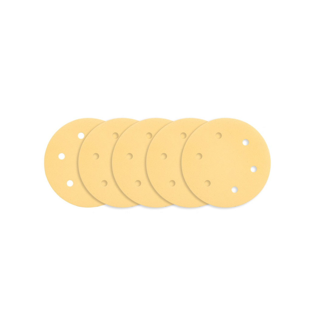 Šlifavimo popierius su lipduku 225 mm, K180, 5 vnt, su 6 skylutėmis šlifuokliui 59G264, 59G265 Šlifavimo popierius su lipduku 225 mm, K180, 5 vnt, su 6 skylutėmis šlifuokliui 59G264, 59G265