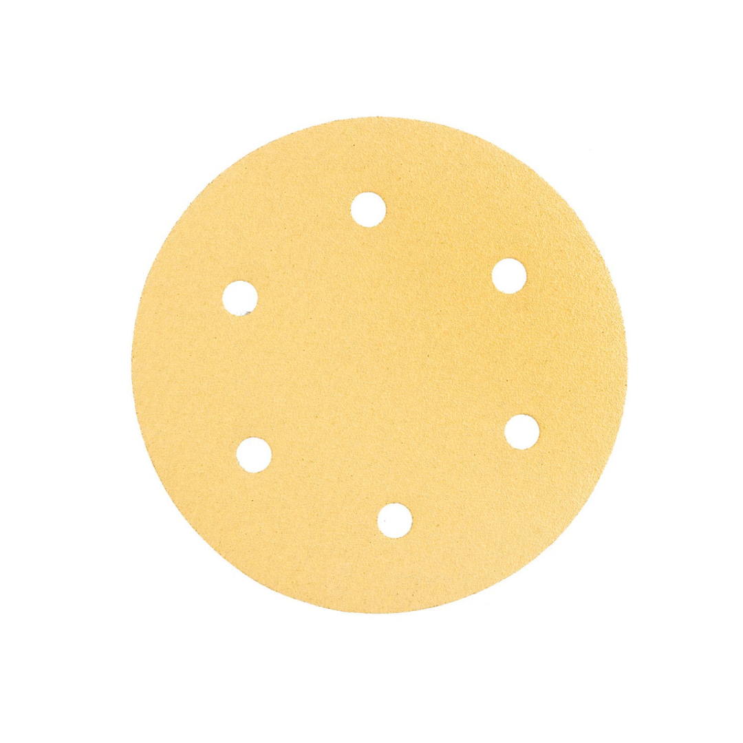 Šlifavimo popierius su lipduku 225 mm, K80, 5 vnt, su 6 skylutėmis šlifuokliui 59G264, 59G265 5 Šlifavimo popierius su lipduku 225 mm, K80, 5 vnt, su 6 skylutėmis šlifuokliui 59G264, 59G265 5