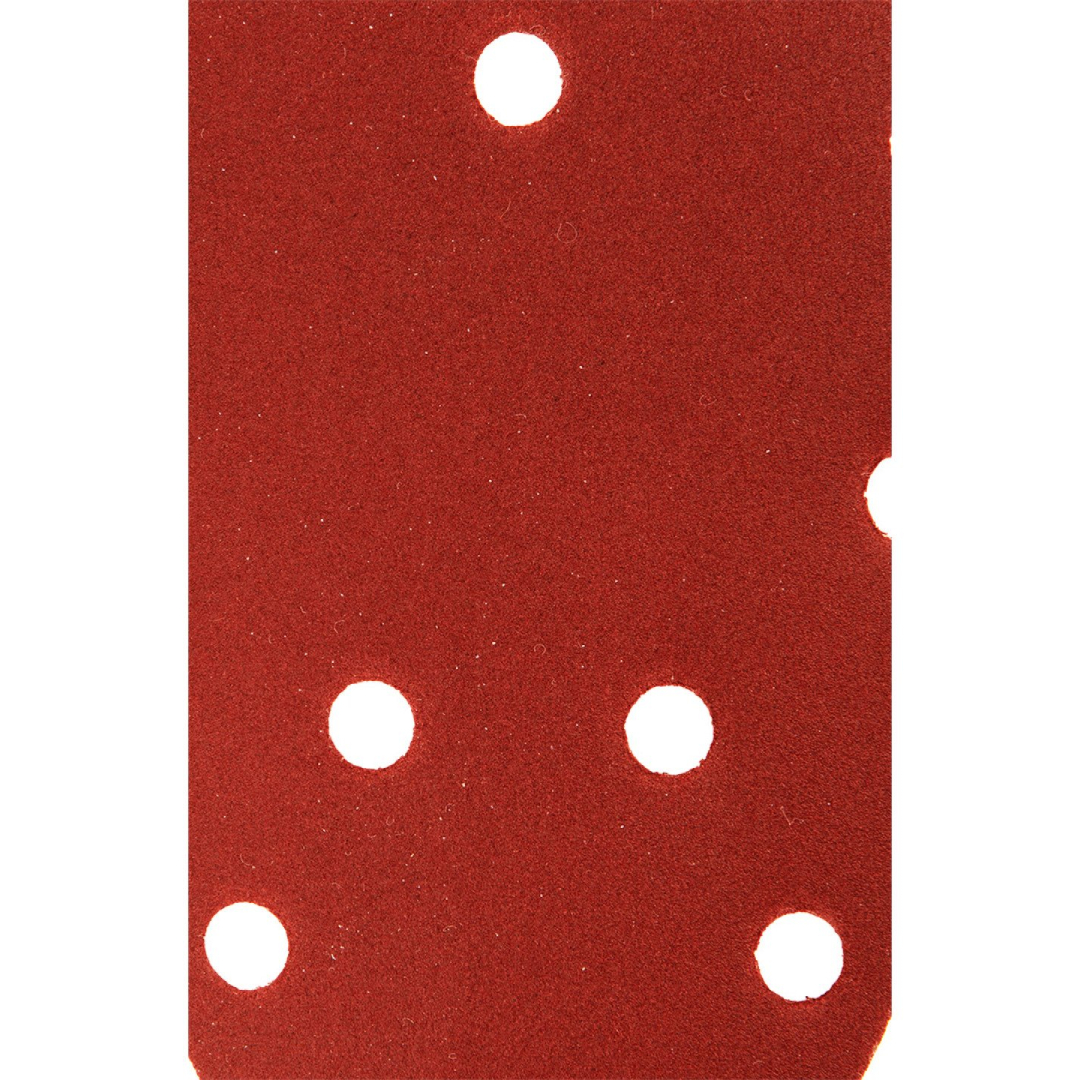 Šlifavimo popierius su „Velcro“ tvirtinimu delta 140 x 140 x 80 mm, K240, 5 vnt, su skylutėmis 4