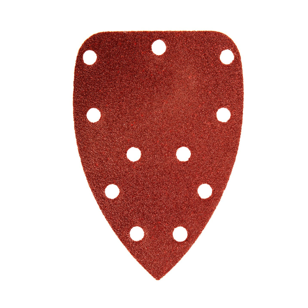 Šlifavimo popierius su „Velcro“ tvirtinimu delta 140 x 140 x 80 mm, K60, 5 vnt, su skylutėmis 3 Šlifavimo popierius su „Velcro“ tvirtinimu delta 140 x 140 x 80 mm, K60, 5 vnt, su skylutėmis 3