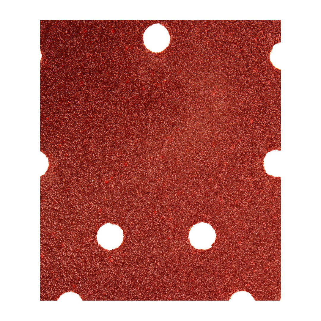 Šlifavimo popierius su „Velcro“ tvirtinimu delta 140 x 140 x 80 mm, K60, 5 vnt, su skylutėmis 4