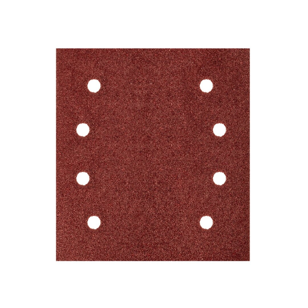 Šlifavimo popierius, „Velcro“ 113 x 113 mm, p80, 5 vnt. su 8 skylėmis 2 Šlifavimo popierius, „Velcro“ 113 x 113 mm, p80, 5 vnt. su 8 skylėmis 2