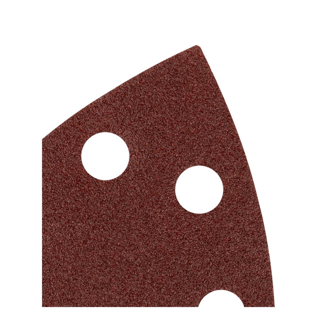 Šlifavimo popierius, „Velcro“, metalui 102 x 152 mm, P100, 5 vnt, su 11 skylių 3