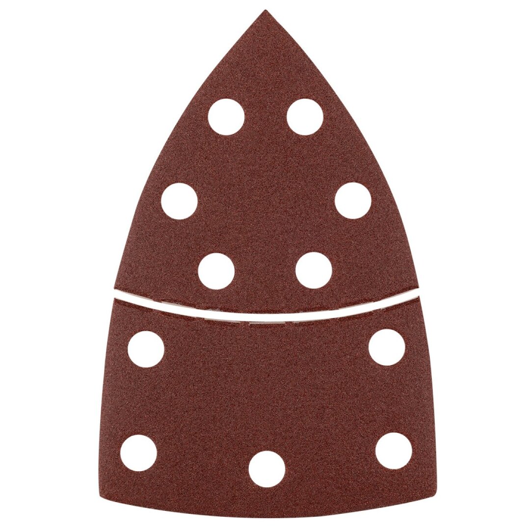 Šlifavimo popierius, „Velcro“, metalui 102 x 152 mm, P150, 5 vnt, su 11 skylių 5 Šlifavimo popierius, „Velcro“, metalui 102 x 152 mm, P150, 5 vnt, su 11 skylių 5
