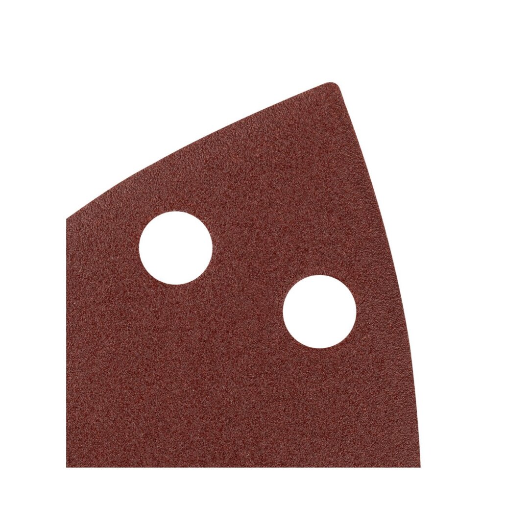 Šlifavimo popierius, „Velcro“, metalui 102 x 152 mm, p180, 5 vnt, su 11 skylių 3