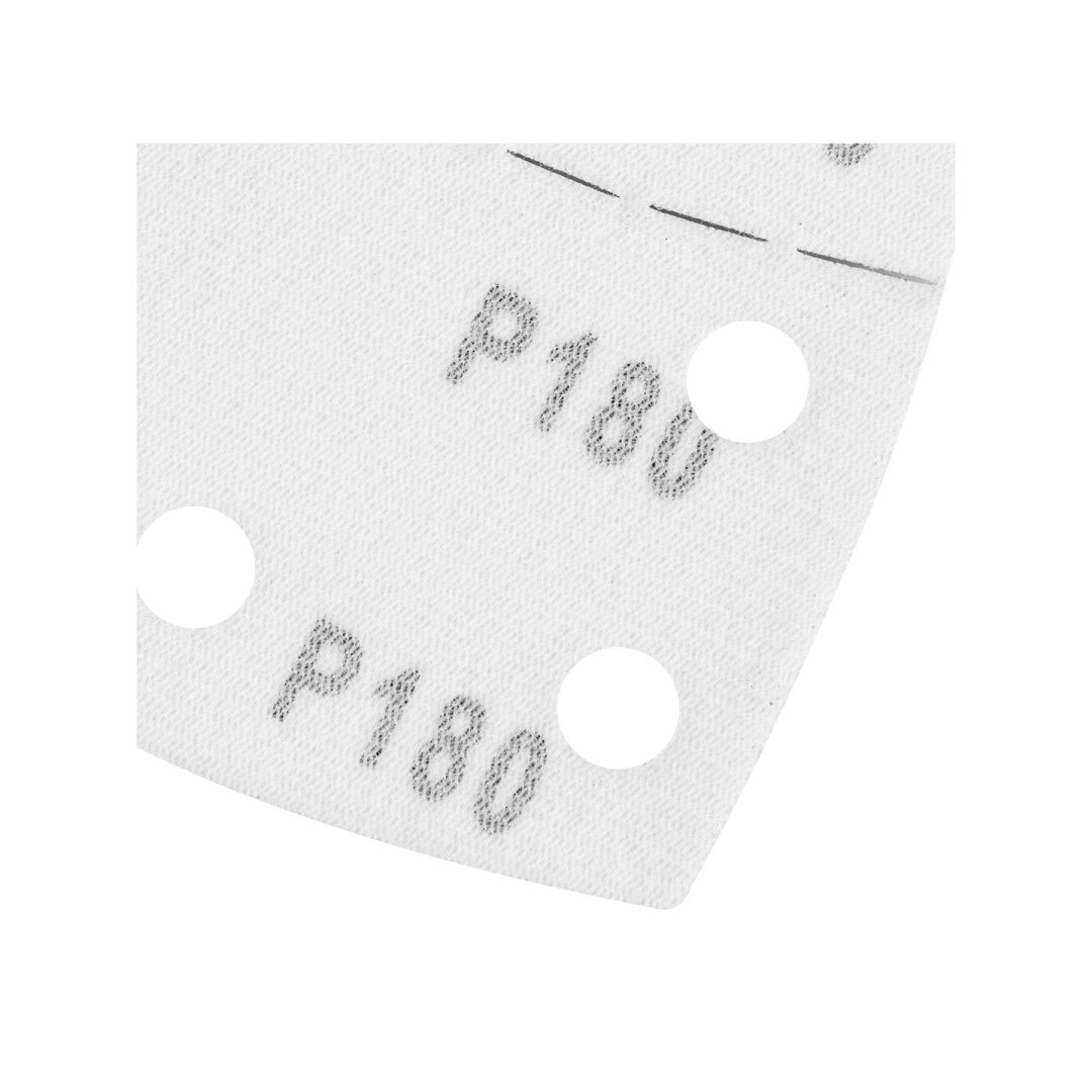 Šlifavimo popierius, „Velcro“, metalui 102 x 152 mm, p180, 5 vnt, su 11 skylių 4