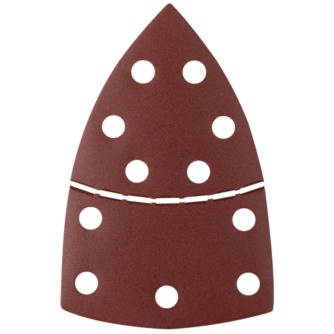 Šlifavimo popierius, „Velcro“, metalui 102 x 152 mm, p240, 5 vnt, su 11 skylių 5 Šlifavimo popierius, „Velcro“, metalui 102 x 152 mm, p240, 5 vnt, su 11 skylių 5